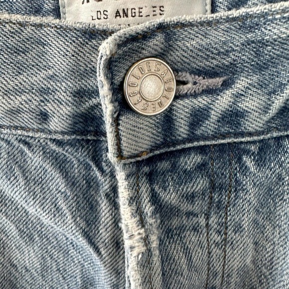 AGOLDE Jamie Jeans Distressed Sz 28 Button Fly Organic Cotton A045-1139‎ - Picture 7 of 15